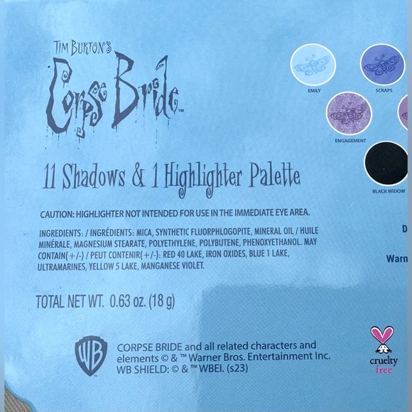Corpse Bride♠️Eyeshadow Palette - Picture 9 of 10